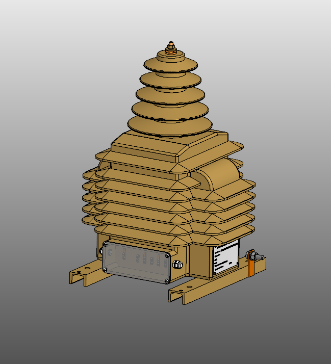 3D модель Трансформатор Напряжение ЗНОЛ-НТЗ-35-IV