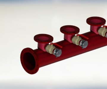 Чертеж Тройник труба 273х159х88.9 (ду 250х150х80) для противопожарных систем