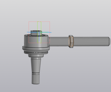 3D модель Наконечник рулевой тяги мтз 50-3003020-А
