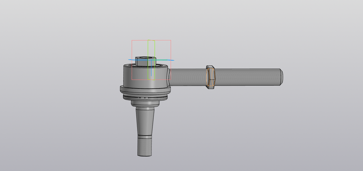 3D модель Наконечник рулевой тяги мтз 50-3003020-А