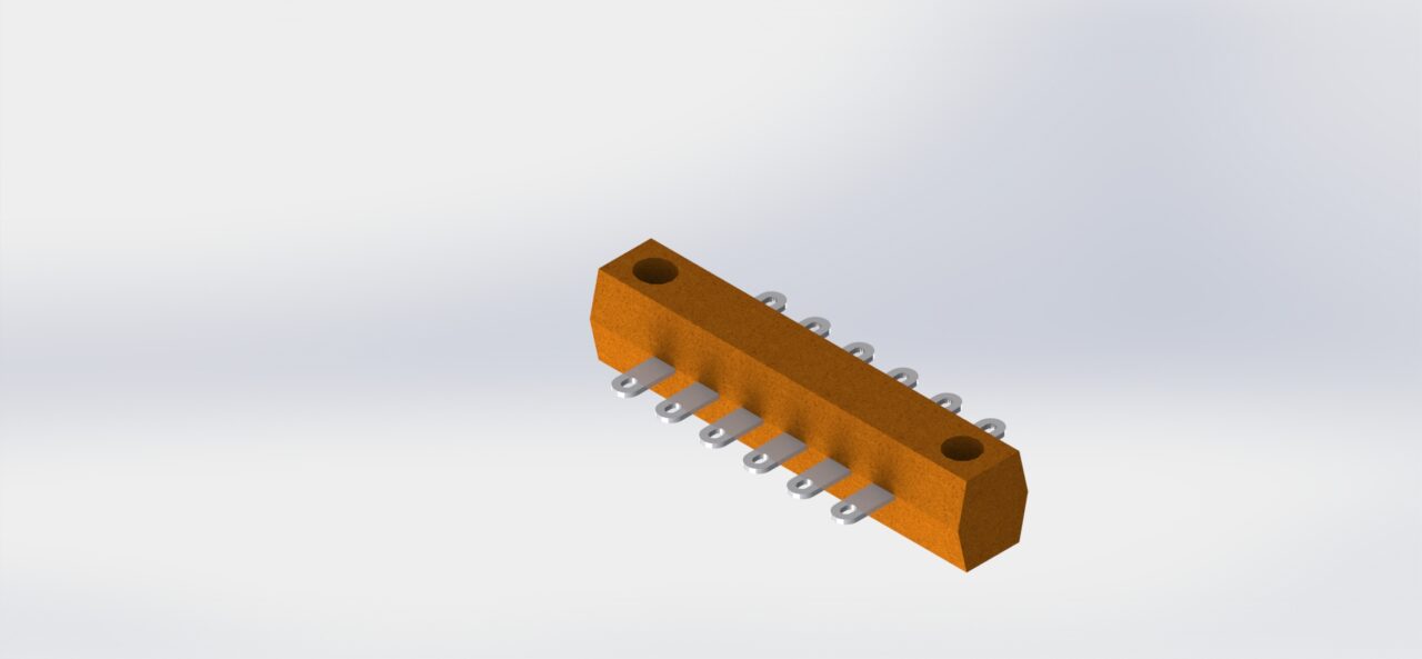 3D модель Плата 4ПС5-6 ГОСТ 28821-90