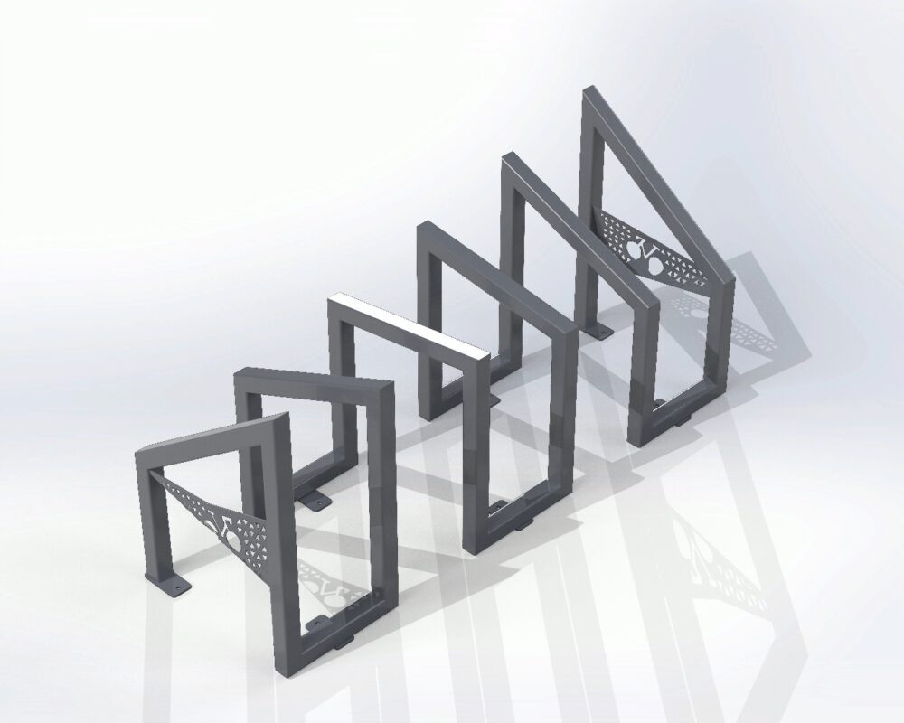 3D модель Велопарковка 1650х540х780 мм