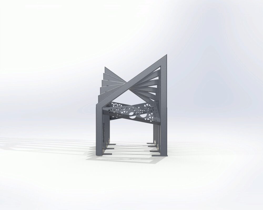 3D модель Велопарковка 1650х540х780 мм