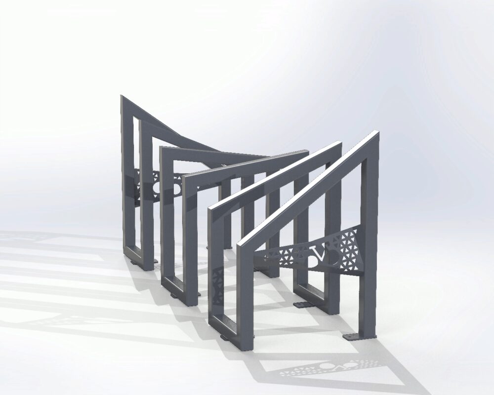 3D модель Велопарковка 1650х540х780 мм