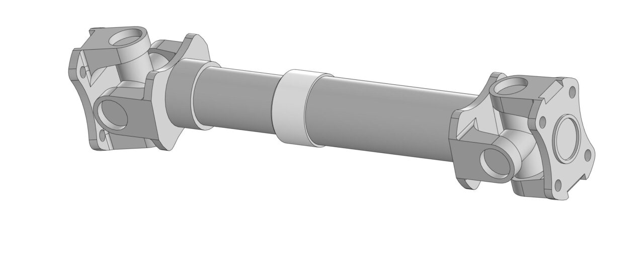 3D модель Карданный вал Газ-66-2202010-03
