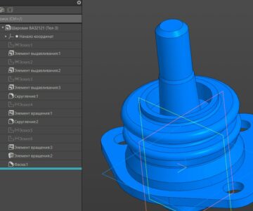 3D модель Опора шаровая Нива 2121-2904192