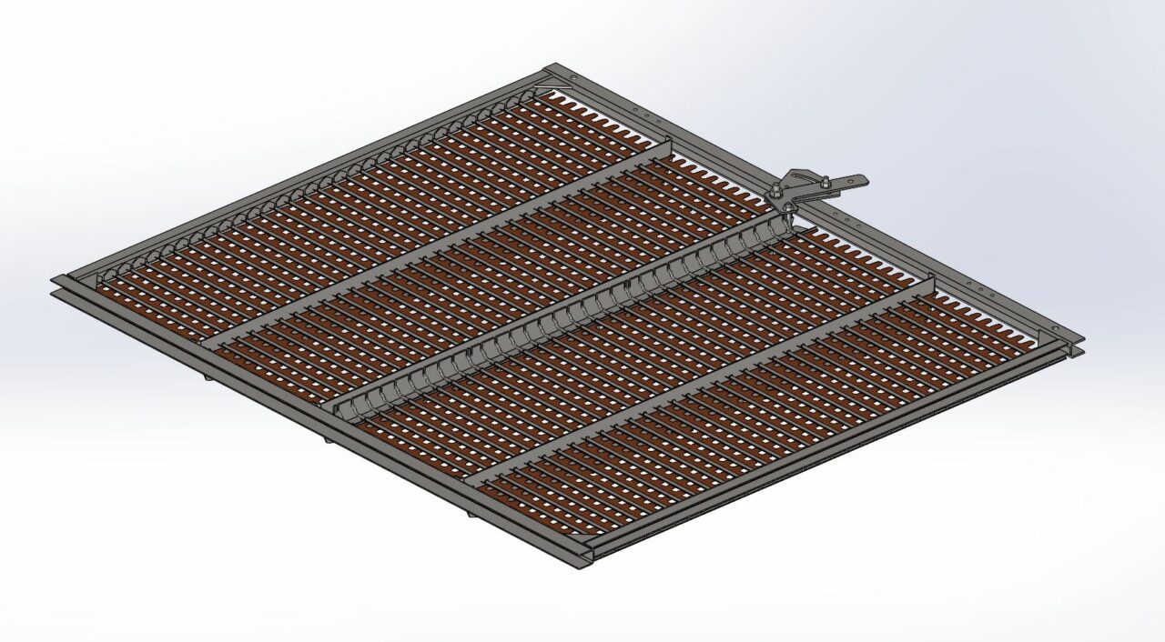 Чертеж Решето верхнее КДМ 2-12-3А Енисей