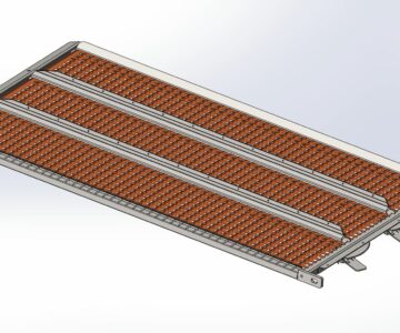 Чертеж Решето верхнее зерновое CASE NEW HOLLAND (87109830)