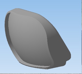 3D модель Зеркало на переднее крыло isuzu bighorn (селфи палка)