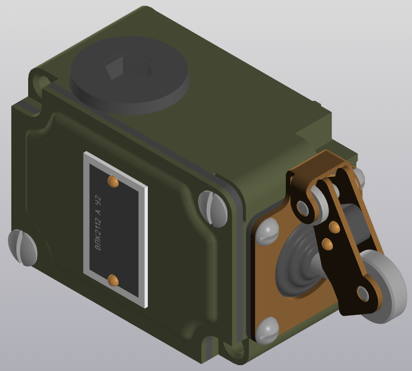 3D модель Выключатель концевой ВПК-2112А-У2 ТУ 27.33.11-005-64638964-2025