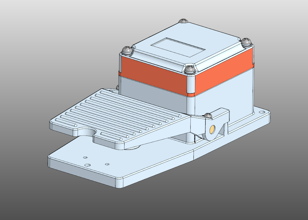3D модель Ножной переключатель YBLT-3