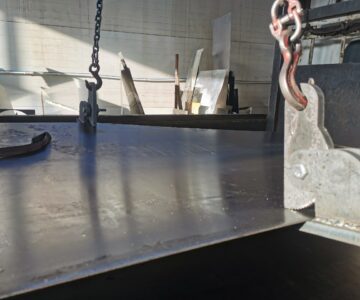 Чертеж Захват горизонтальный из листа 16мм