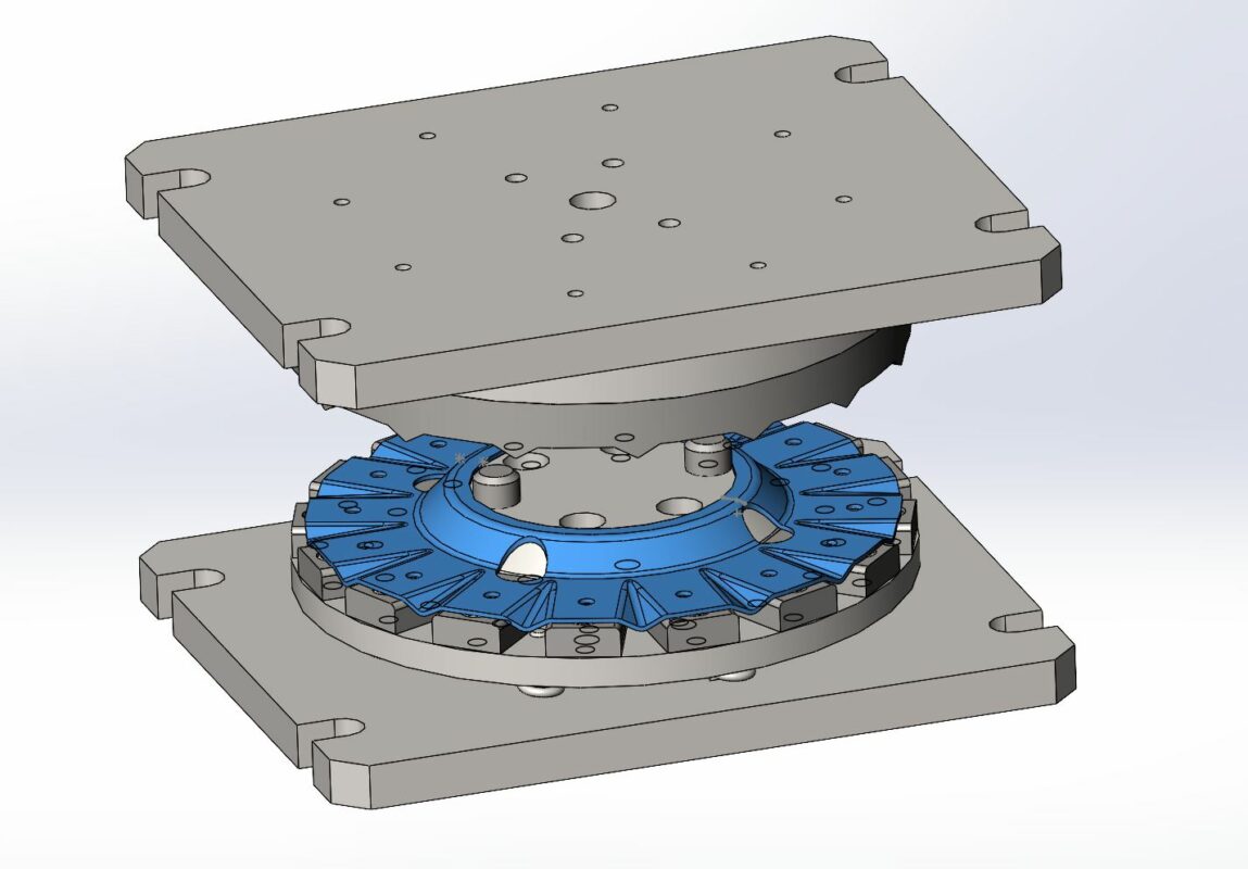 Чертеж Штамп для детали 091.14.02.413 Диск, или 181.14.02.411 Диск для измельчающего барабана комбайна