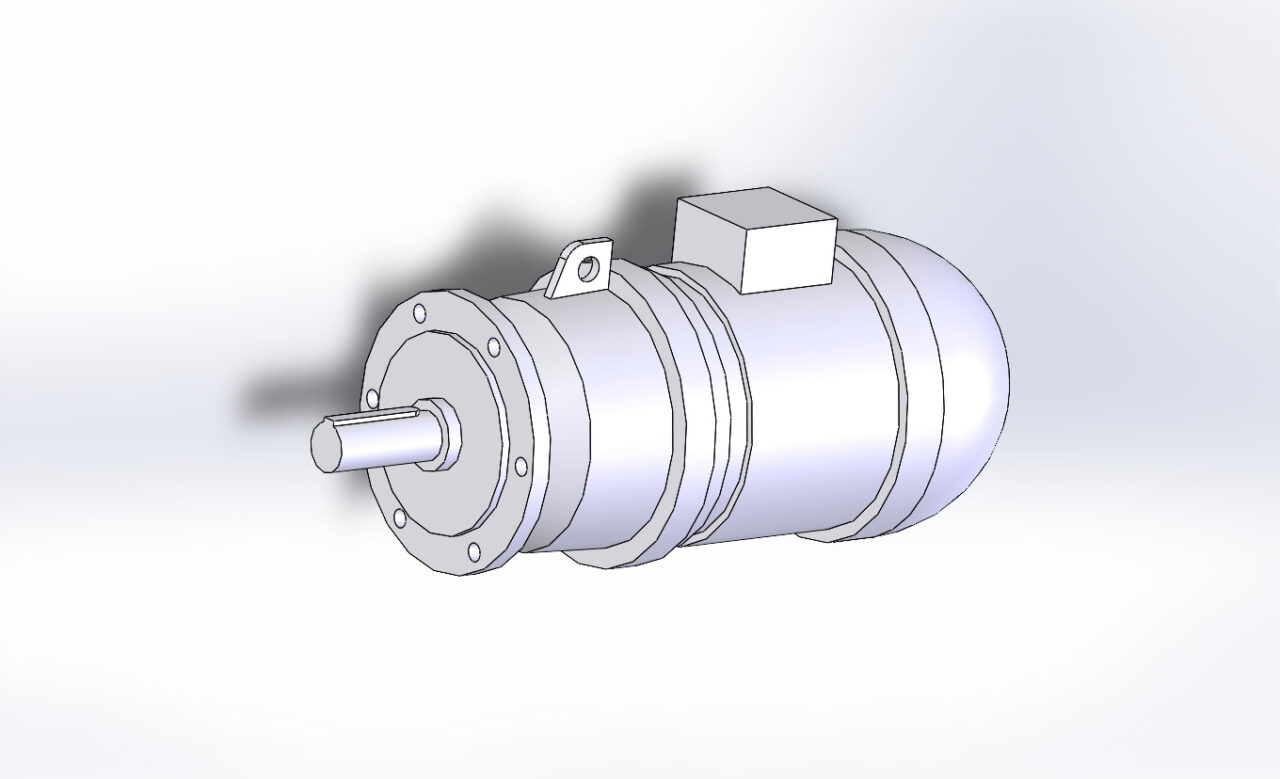 Чертеж Мотор-редуктор планетарный ЗМП-50-56об-680Н-4кВт-АИР100L4