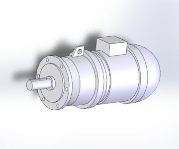Чертеж Мотор-редуктор планетарный ЗМП-50-56об-680Н-4кВт-АИР100L4