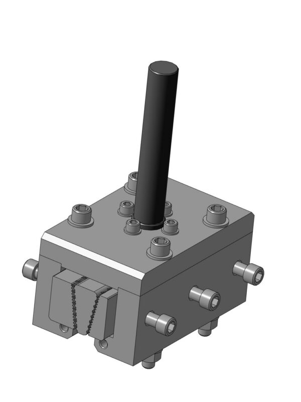 3D модель Зажим для испытания на прочность гибких материалов