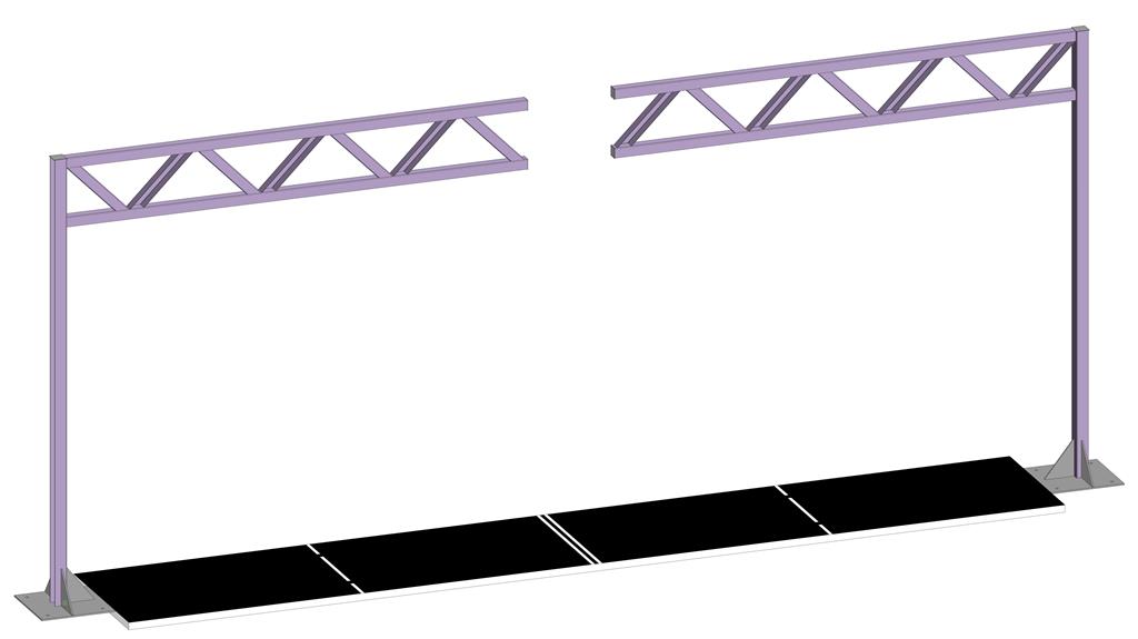 3D модель Модель Г-образной опоры