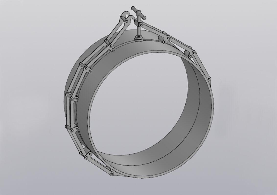 3D модель Центратор труб диаметром 530 мм - 1420 мм