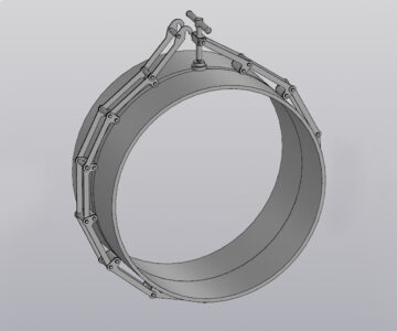 3D модель Центратор труб диаметром 530 мм - 1420 мм