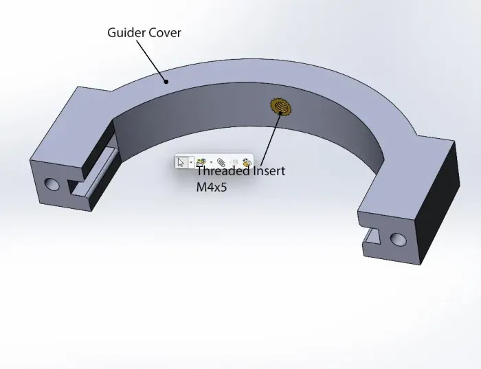 3D модель Крепёжные кольца с юстировкой XY для гида SVBONY SV106