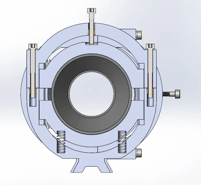 3D модель Крепёжные кольца с юстировкой XY для гида SVBONY SV106