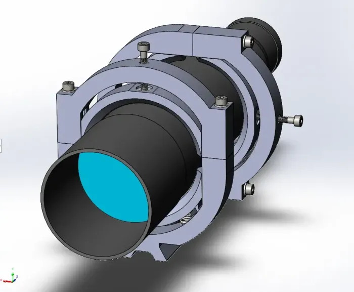 3D модель Крепёжные кольца с юстировкой XY для гида SVBONY SV106
