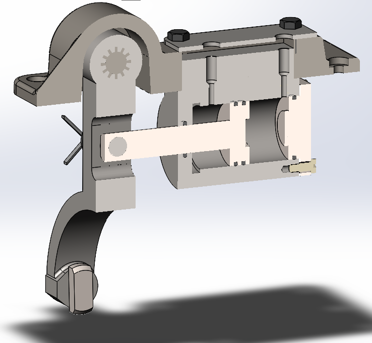 3D модель Механизм переключения передач МЧ00.54.00.00