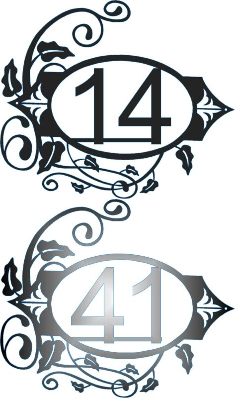 3D модель Номер дома 14 и 41