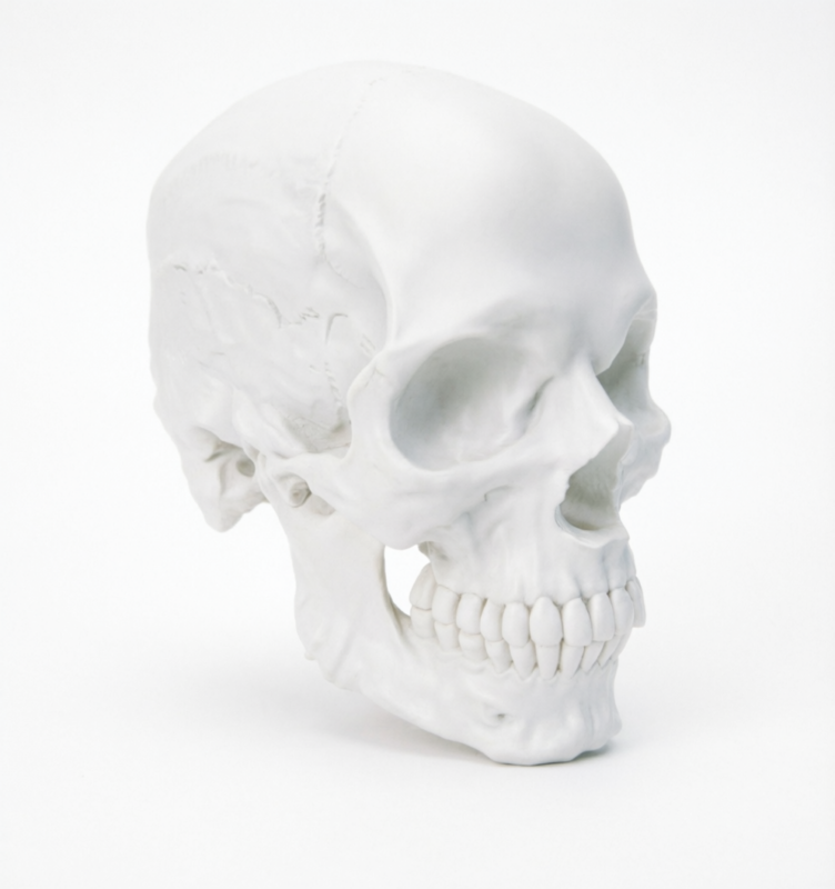 3D модель Череп в Blender