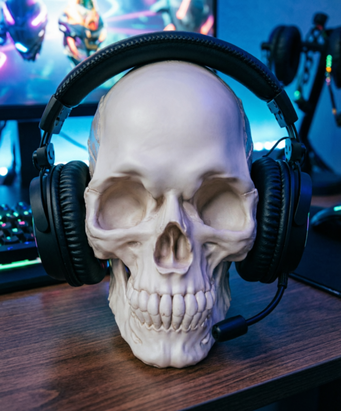 3D модель Череп в Blender