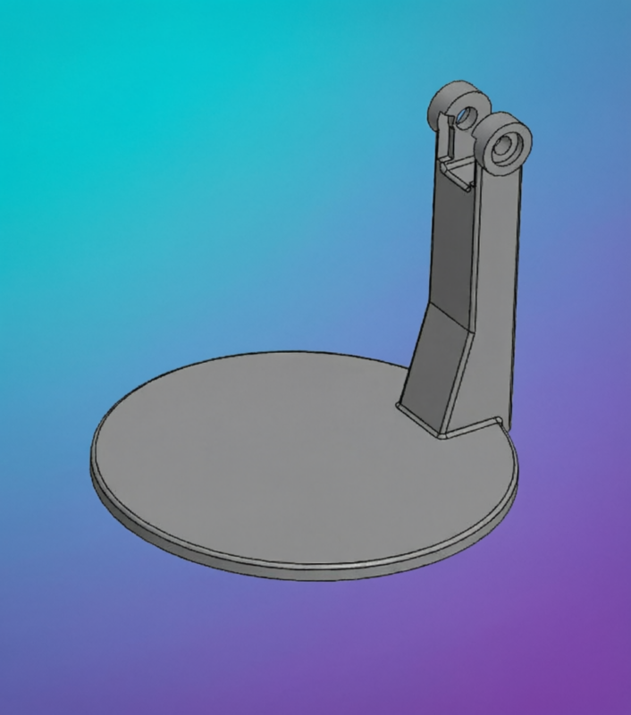 3D модель Подставка для Микрофона HyperX