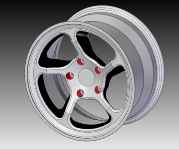 3D модель 18-дюймовая модель диска (вариант)