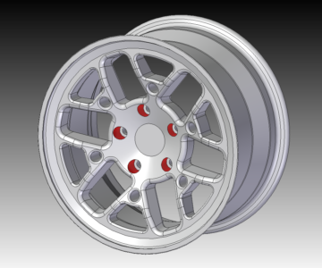 3D модель 18-дюймовый диск колеса