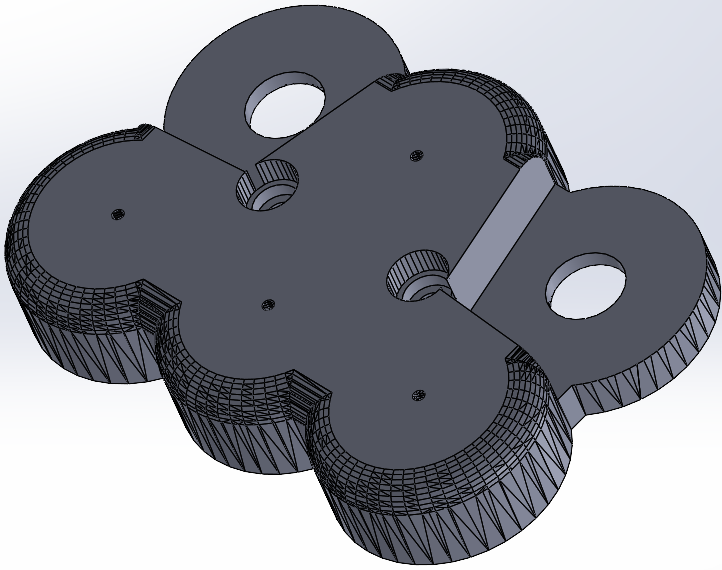 3D модель Корпус литий-титанат (1 секция)