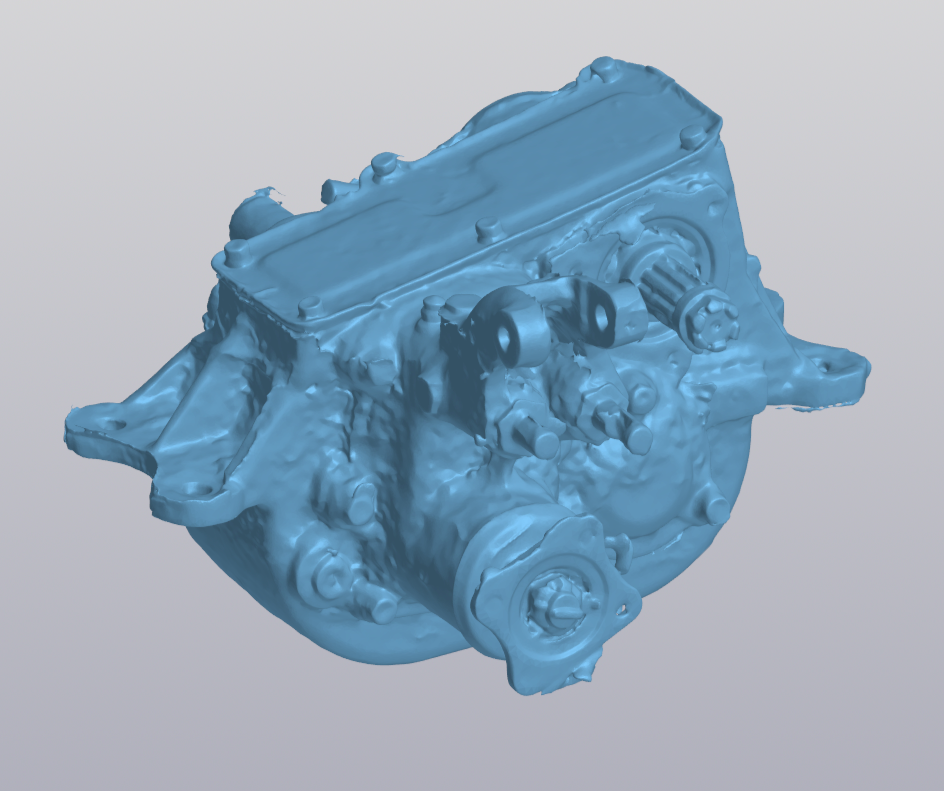 3D модель Раздаточная коробка ГАЗ-69 - 3д скан