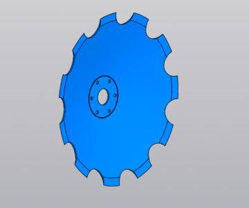 3D модель Диск для бороны БДТ «Ромашка»