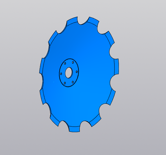 3D модель Диск для бороны БДТ «Ромашка»