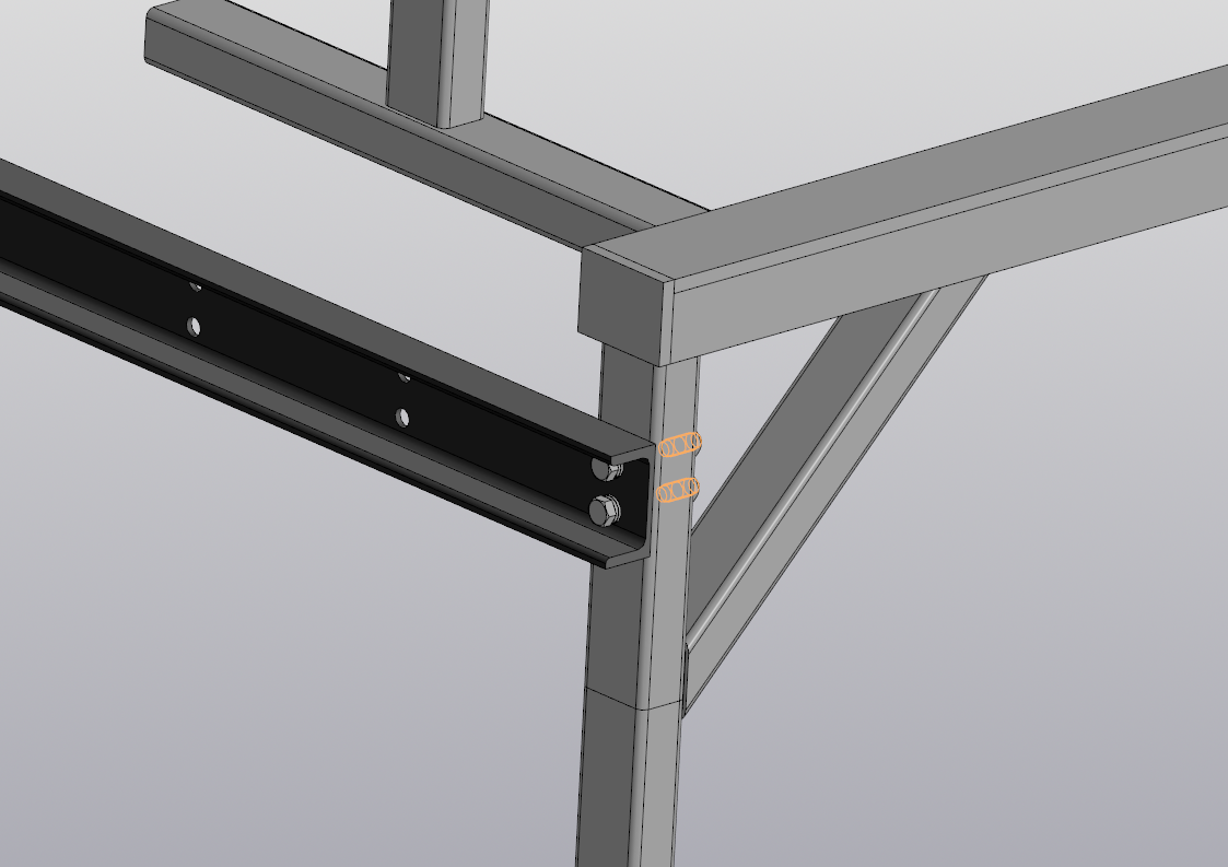 3D модель Козлы парные с регулировкой расстояния.