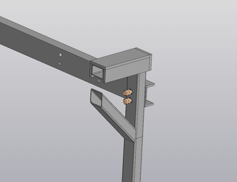 3D модель Козлы парные с регулировкой расстояния.