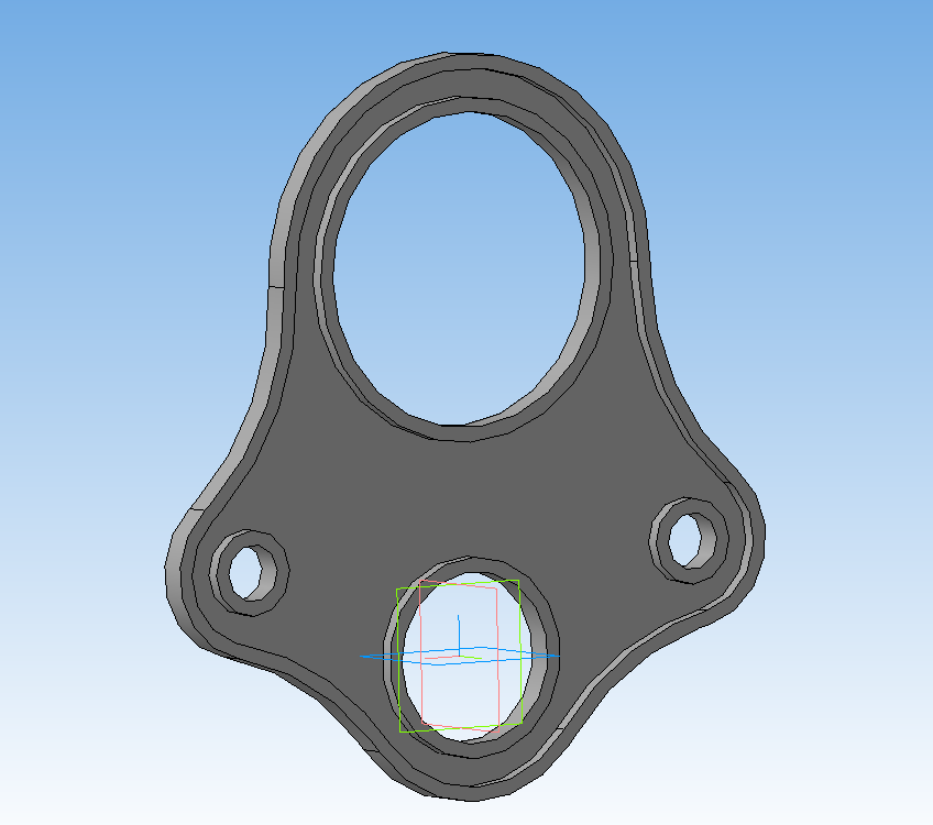 3D модель Трафарет для отверстий инсталляции (подвесного унитаза)