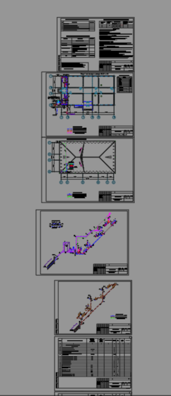 Чертеж Раздел ВК - школа 120 мест (учебный блок)