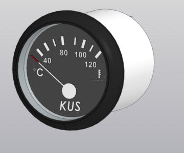 3D модель Прибор температуры воды KUS