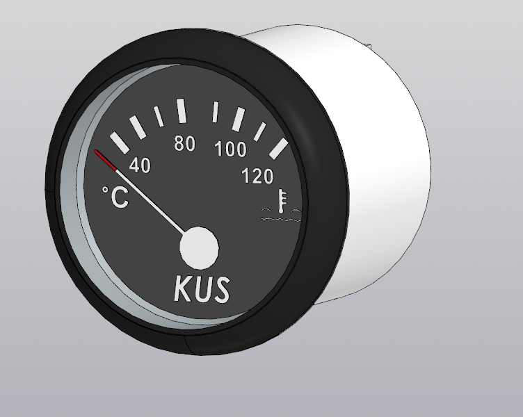 3D модель Прибор температуры воды KUS