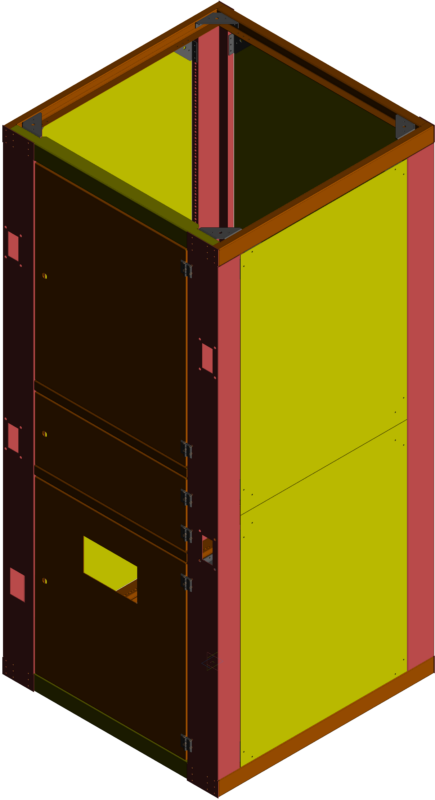 3D модель Камера силового оборудования КСО (варианты)