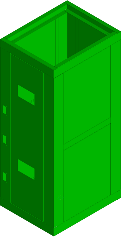 3D модель Камера силового оборудования КСО (варианты)