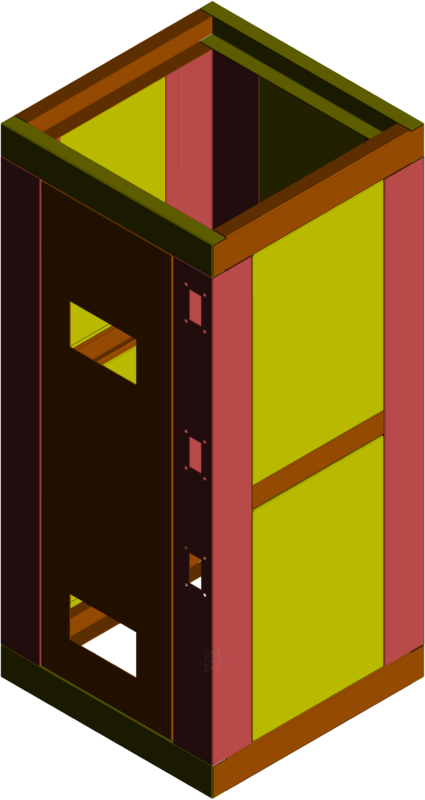 3D модель Камера силового оборудования КСО (варианты)