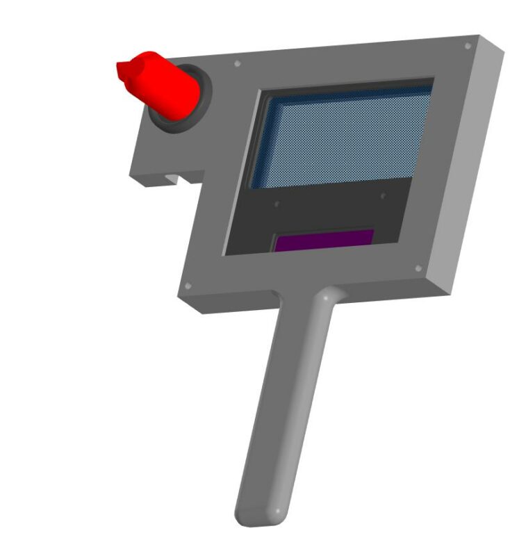 3D модель Ручная сварочная маска-хамелеон