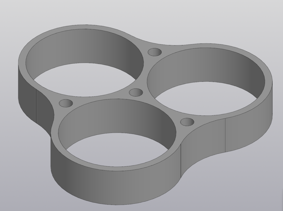 3D модель Пак Холдеров (держателей) для аккумуляторов 21700 (2-10 ячеек)