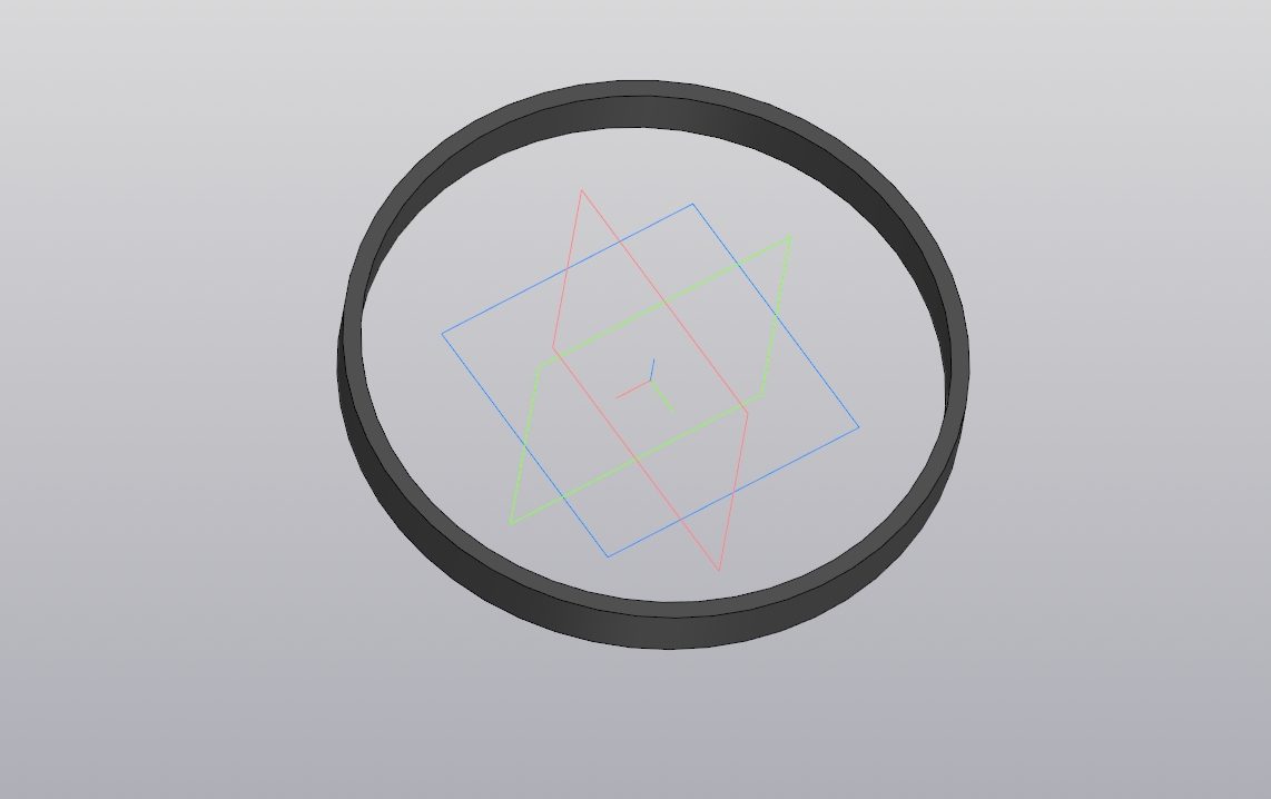 3D модель Костровая чаша из колец