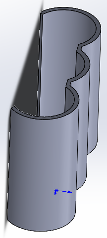 3D модель Корпус литий-титанат (1 секция)